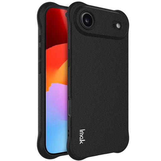 IMAK For iPhone Air Case TPU Phone Cover Airbag Shockproof Protection - Matte Black - 1