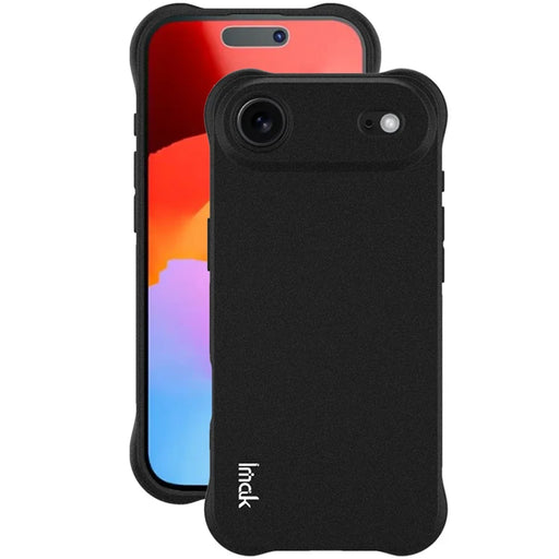 IMAK For iPhone Air Case TPU Phone Cover Airbag Shockproof Protection - Matte Black - 2