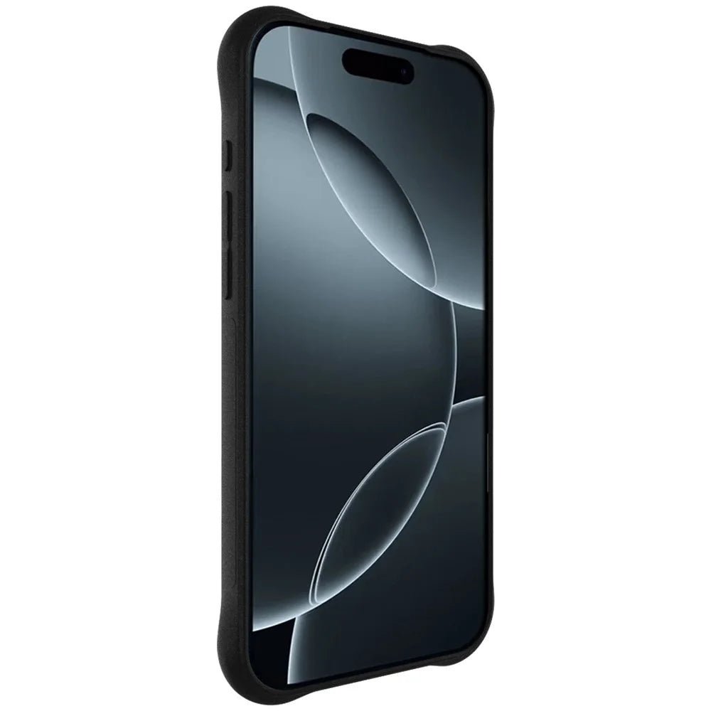 IMAK For iPhone 17 Pro Max Case TPU Phone Cover Airbag Shockproof Protection - Matte Black - 3