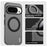 IMAK For Google Pixel 10 / 10 Pro Magnetic Case Candy Color Anti Drop TPU + PET Back Cover - Black - 5