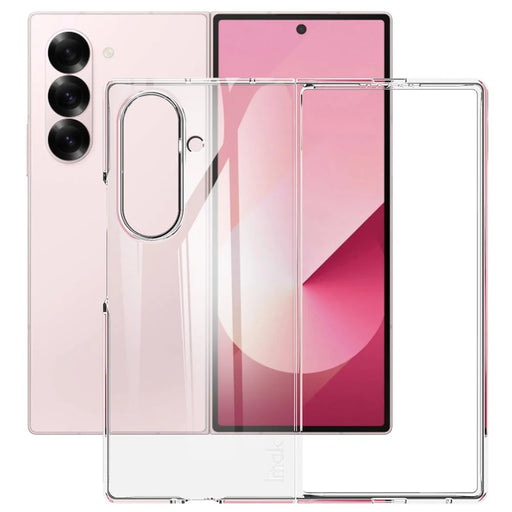IMAK Crystal Case II Pro for Samsung Galaxy Z Fold7 5G Case Clear PC Phone Cover (Upper Cover + Lower Cover) - 1