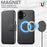 SUTENI Q-05 For iPhone 16 Case Detachable Wallet Stand Litchi Texture Leather Flip Phone Cover - Black - 6