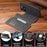 SUTENI Q-05 For iPhone 15 Pro Max Case Detachable Wallet Stand Litchi Texture Leather Flip Phone Cover - Black - 6