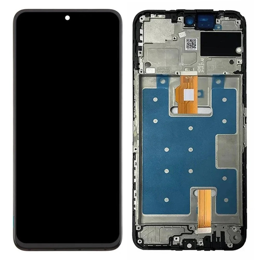 For Honor X7c 4G Grade C LCD Screen and Digitizer Assembly + Frame (Without Logo) - 1