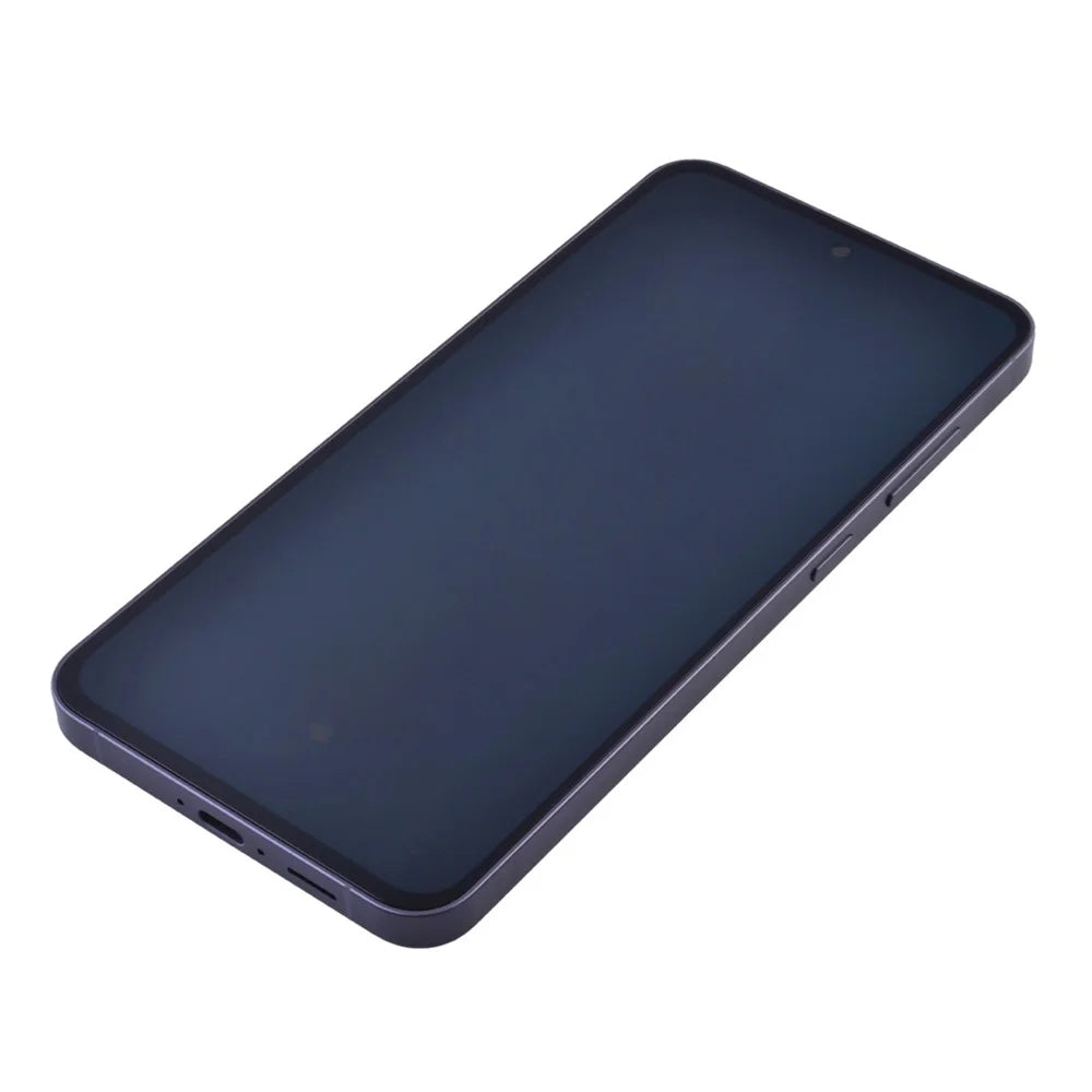 For Samsung Galaxy S24 FE S721B OEM Grade S AMOLED Screen and Digitizer Assembly + Frame (Without Logo) - Black - 4