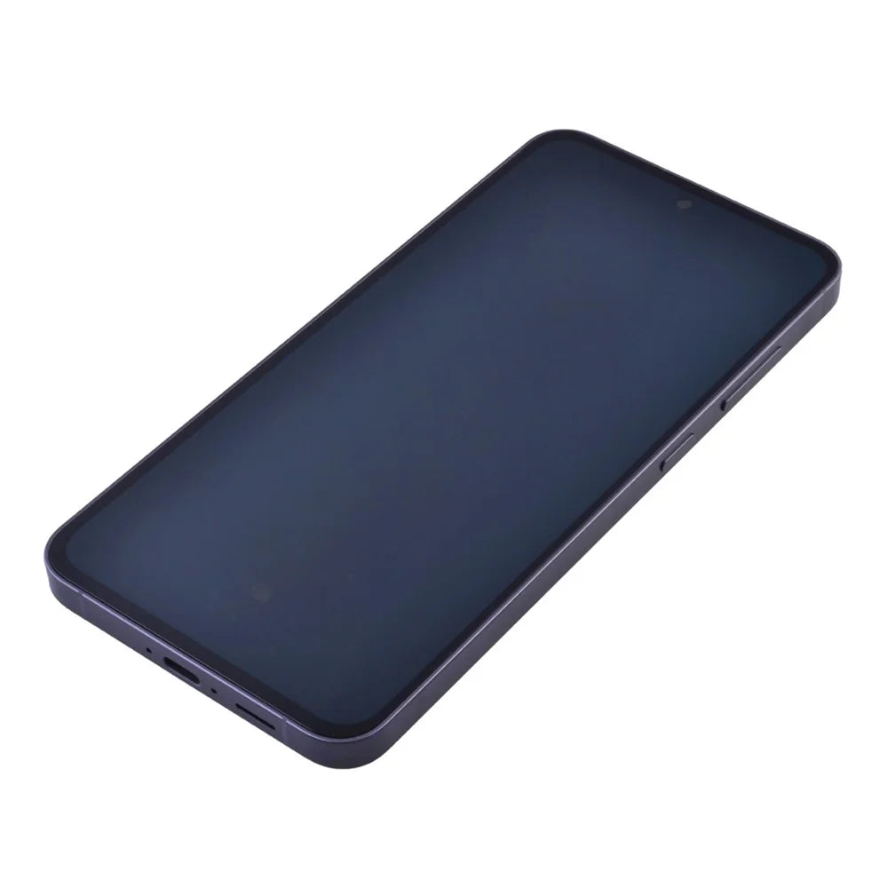 For Samsung Galaxy S24 FE S721U OEM Grade S AMOLED Screen and Digitizer Assembly + Frame (Without Logo) - Black - 4