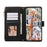 For Samsung Galaxy S25 Edge Case Multi Card Slots Zipper Leather Phone Cover with Shoulder Strap / Wrist Strap - Black - 2