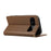 For Google Pixel 9 / 9 Pro Case RFID Blocking Wallet Stand Rhombus Leather Phone Cover with Wrist Strap - Brown - 4