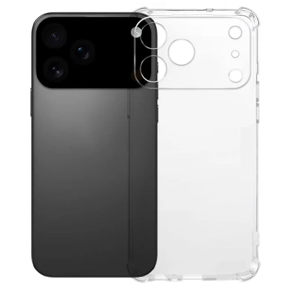 KALEBOL For iPhone 17 Pro Case 1.5mm TPU Transparent Anti-Drop Phone Cover - 1