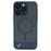 LEREACH Le-Chic Series For iPhone 15 Pro Case Compatible with MagSafe Kickstand TPU + PC Phone Cover - Blue - 1