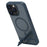 LEREACH Le-Chic Series For iPhone 15 Pro Case Compatible with MagSafe Kickstand TPU + PC Phone Cover - Blue - 3