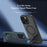 LEREACH Le-Chic Series For iPhone 15 Pro Case Compatible with MagSafe Kickstand TPU + PC Phone Cover - Blue - 5