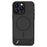 LEREACH Le-Chic Series For iPhone 15 Pro Max Case Compatible with MagSafe Kickstand TPU + PC Phone Cover - Black - 1