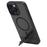 LEREACH Le-Chic Series For iPhone 15 Pro Max Case Compatible with MagSafe Kickstand TPU + PC Phone Cover - Black - 3