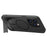 LEREACH Le-Chic Series For iPhone 15 Pro Max Case Compatible with MagSafe Kickstand TPU + PC Phone Cover - Black - 4