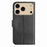 Stand Case for iPhone 18 Pro Max / 17 Pro Max PU Leather Wallet Phone Cover S Shape Stitching Design with Strap - Black - 7