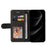 For iPhone 18 Pro Max / 17 Pro Max Leather Phone Case Stand Wallet with Bi-colour Splicing Design - Black - 2