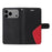 For iPhone 18 Pro Max / 17 Pro Max Leather Phone Case Stand Wallet with Bi-colour Splicing Design - Black - 3