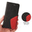 For iPhone 18 Pro Max / 17 Pro Max Leather Phone Case Stand Wallet with Bi-colour Splicing Design - Black - 6