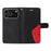 For iPhone 18 Pro / 17 Pro Leather Phone Case Stand Wallet with Bi-colour Splicing Design - Black - 3