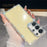 For Samsung Galaxy S24 Ultra Case Rhinestone Edge Glitter Back TPU + PC IMD Phone Cover - Glitter Light Yellow - 2