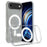 For iPhone Air Clear Phone Case Compatible with MagSafe TPU+Acrylic Back Cover - Clear - 1