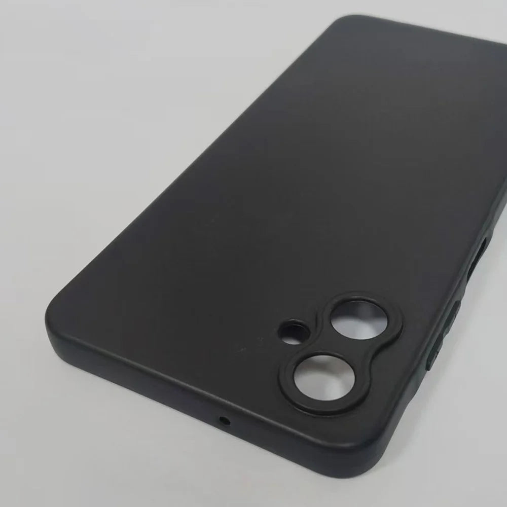 25Pcs For Samsung Galaxy A06 5G Case 1.2mm TPU Matte Phone Cover - Black - 4