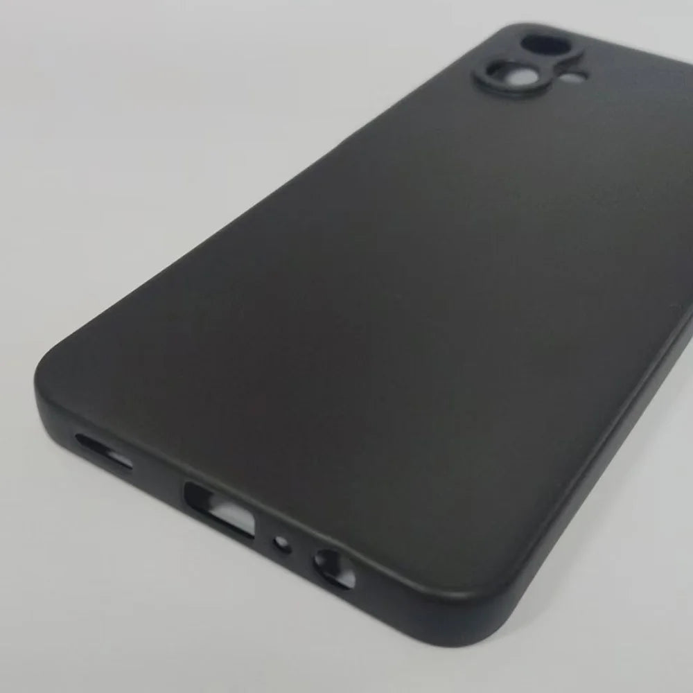 25Pcs For Samsung Galaxy A06 5G Case 1.2mm TPU Matte Phone Cover - Black - 5