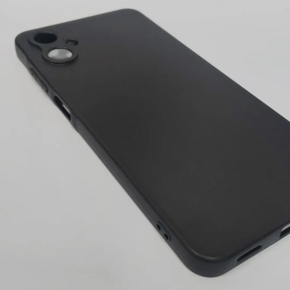 25Pcs For Samsung Galaxy A06 5G Case 1.2mm TPU Matte Phone Cover - Black - 7