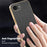 KADEM For iPhone 17e / 16e Case Electroplating Silk Texture PU + TPU Phone Back Cover - Black - 5