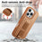 CASENEO For iPhone 16 Pro Max Magnetic Case Hand Strap Design PU Leather + PC Phone Cover - Brown - 5