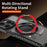 For iPhone 15 Pro Max Magnetic Case with Kickstand PC + TPU Phone Back Cover - Sapphire - 3