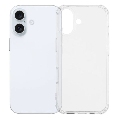 For iPhone 17 Phone Case Reinforced Four Corner Anti-Drop Clear TPU Cover - 1