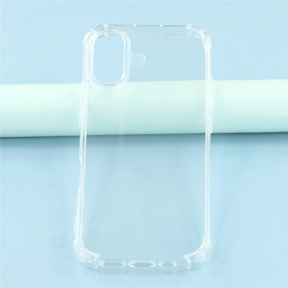 For iPhone 17 Phone Case Reinforced Four Corner Anti-Drop Clear TPU Cover - 3