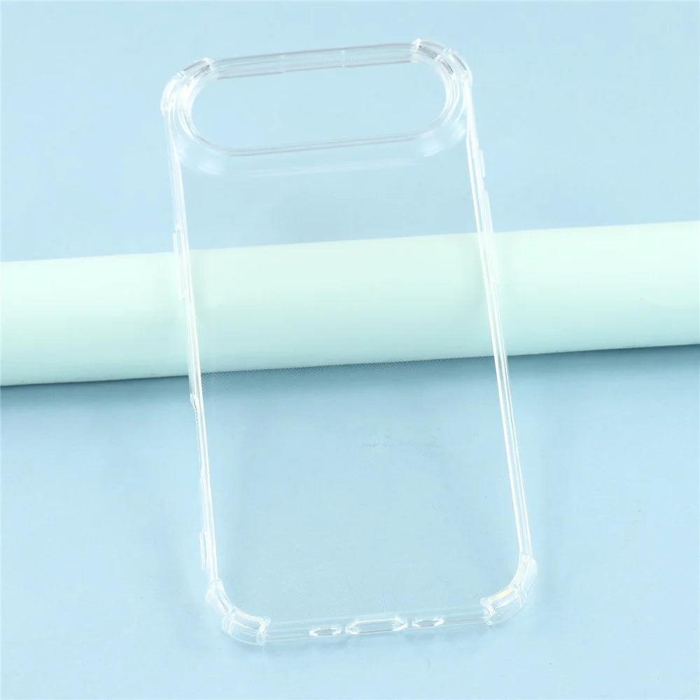 For iPhone Air Phone Case Reinforced Four Corner Anti-Drop Clear TPU Cover - 4