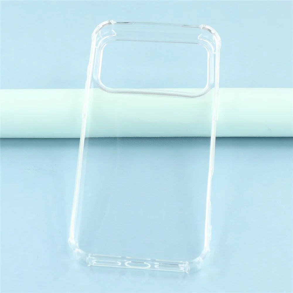 For iPhone 18 Pro / 17 Pro Phone Case Reinforced Four Corner Anti-Drop Clear TPU Cover - 3