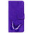 For iPhone 17 Stand Case PU Leather Phone Cover Butterfly Printed - Purple - 7