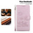 For iPhone Air Case RFID Blocking Kitten Pattern TPU + PU Leather Phone Cover with Wrist Strap - Pink - 6