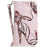 For iPhone Air Case Pattern Printing Leather Wallet Phone Cover with Wrist Strap - Butterfly High Heels - 6