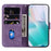 For iPhone 18 Pro / 17 Pro Wallet Case Tiger Imprint Leather Shockproof Phone Cover with Wrist Strap - Purple - 2