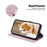 For iPhone 18 Pro Max / 17 Pro Max Case RFID Blocking Kitten Pattern TPU + PU Leather Phone Cover with Wrist Strap - Pink - 2
