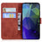For iPhone 18 Pro Max / 17 Pro Max Stand Case PU Leather Phone Cover Butterfly Printed - Brown - 2