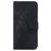 For iPhone 18 Pro Max / 17 Pro Max Stand Case 7-Shaped Pattern Imprint Leather Phone Cover with Strap - Black - 7
