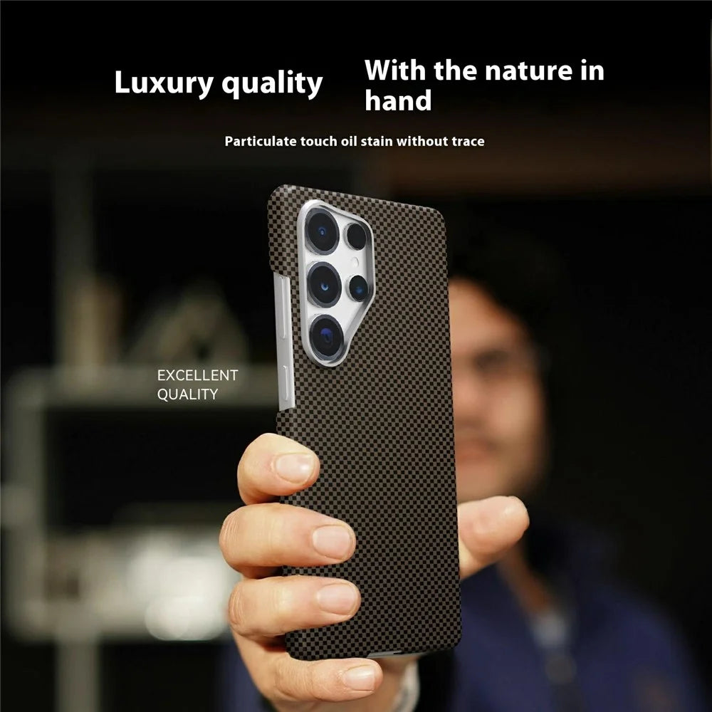 GKK For Samsung Galaxy S25 Ultra Magnetic Case PC + TPU Ultra Thin Phone Cover - Gold - 6