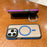 For iPhone 15 Pro Max Magnetic Case Skin-Touch TPU Acrylic Phone Back Cover with Lens Protector Kickstand - Orange - 2