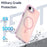 For iPhone 17e / 16e Case Compatible with MagSafe Color Changing TPU Phone Back Cover - White - 5