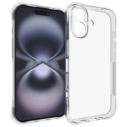 WANLONFENG TM Series For iPhone 17 Case 2.0mm Clear TPU Phone Back Cover - 1