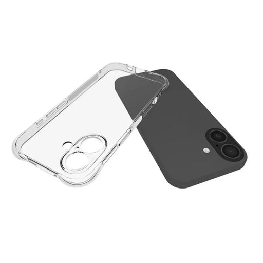 WANLONFENG TM Series For iPhone 17 Case 2.0mm Clear TPU Phone Back Cover - 2