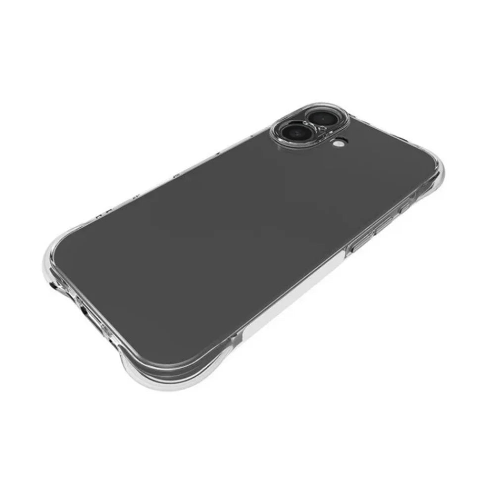 WANLONFENG TM Series For iPhone 17 Case 2.0mm Clear TPU Phone Back Cover - 3