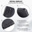 For iPhone 16 Pro Max Case Ring Kickstand PC + TPU Shockproof Phone Back Cover - Black - 7